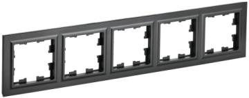Рамка 5-м BRITE Черный РУ-5-БрЧ BR-M52-K02