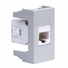 Компьютерная розетка DKC Viva RJ45 кат. 5e 8P8C (серая) 1мод 45138