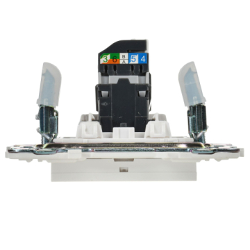 Розетка компьютерная IEK SKANDY RJ45 кат.5E SK-K01W (арктический белый) SK-K10-1-K01