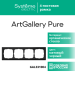 Рамка ArtGallery Pure SE четырехместная стекло (матовая черная) GAL331004