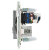Розетка TV+RJ45 кат.6E IEK SKANDY SK-A15N (никель) SK-AK20-2-K50