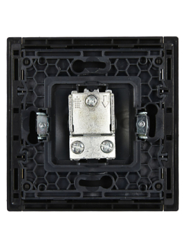 Розетка TV проходная FORTE&PIANO FP129 (черный) FP-A10-P-K02