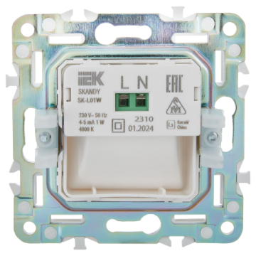 Подсветка LED IEK SKANDY встраиваемая SK-L01W (арктический белый) SK-FL20-K01