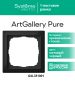 Рамка ArtGallery Pure SE одноместная стекло (матовая черная) GAL331001
