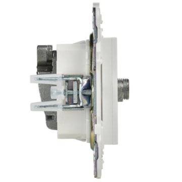 Розетка TV+SAT IEK SKANDY SK-A13W (арктический белый ) SK-AF20-O-K01