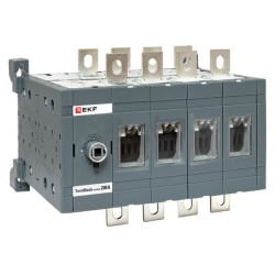 Рубильник реверсивный EKF TwinBlock 200A 4P без рукоятки управления tb-s-200-4p-rev