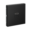 Розетка HDMI Systeme Electric ArtGallery (карбон) GAL001080