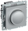 Светорегулятор нажимной IEK BRITE 600Вт алюминий СС10-1-0-БрА BR-D20-0600-K47
