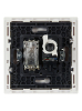 Розетка TV+RJ45 кат.5E FORTE&PIANO FP236 (белый) FP-AK20-1-K01