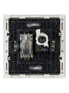 Розетка TV+RJ45 кат.5E FORTE&PIANO FP236 (белый) FP-AK20-1-K01