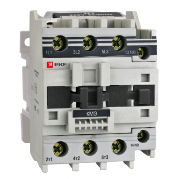 Контактор EKF PROxima КМЭ малогабаритный 40А 36В NO+NC ctr-s-40-36