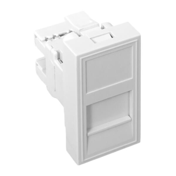 Розетка RJ45 кат. 5e, 1 модуль EKF E1MK015E-135-10