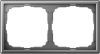 Рамка ArtGallery двухместная (сталь) GAL000902