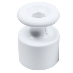 Изолятор Bironi пластиковый белый (100 штук в упаковке) B1-551-21-100