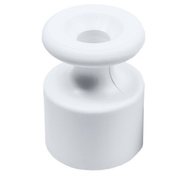 Изолятор Bironi пластиковый белый (10 штук в упаковке) B1-551-21-10