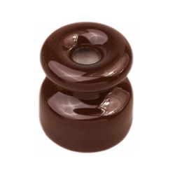 Изолятор Bironi Ришелье керамика коричневый (50 штук в упаковке) R1-551-02-50