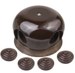 BIRONI фаберже керамика распред коробка D86*50мм коричневый B2-521-020/18-K