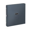 Розетка HDMI Systeme Electric ArtGallery (грифель) GAL000780