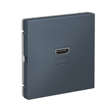 Розетка HDMI Systeme Electric ArtGallery (грифель) GAL000780