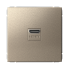 Розетка HDMI Systeme Electric ArtGallery (шампань) GAL000580