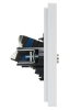 Розетка TV+RJ45 кат.6 FORTE&PIANO FP237 (белый) FP-AK20-2-K01