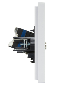 Розетка TV+RJ45 кат.6 FORTE&PIANO FP237 (белый) FP-AK20-2-K01