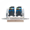 Розетка компьютерная двойная IEK SKANDY RJ45 кат.6 SK-K04Sa (песочный) SK-K20-2-K98