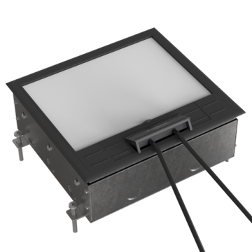 Люк Systeme Elecrtic MultiDesk на 12 модулей IP40 для бетонных полов с монтажной коробкой тип MDK10 MDK10212