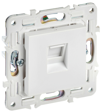 Розетка компьютерная IEK SKANDY RJ45 кат.5E SK-K01W (арктический белый) SK-K10-1-K01