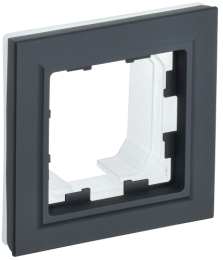 Рамка 1-м BRITE Графит IP44 РУ-1-БрГ-44 BR-M12-44-K53