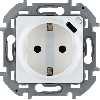 Розетка электрическая с USB Inspiria (белый) 673770