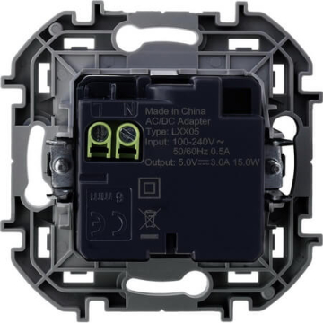 Зарядное устройство Inspiria тип А/тип С (антрацит) 673763