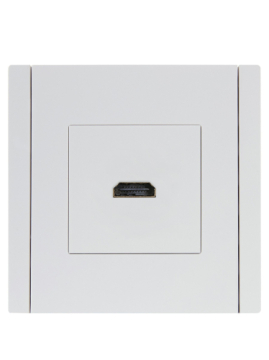 Розетка HDMI IEK FORTE&PIANO FP240 (белый) FP-H10-K01