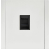 Розетка компьютерная FORTE&PIANO RJ45 кат.5E FP232M (металл белый) FP-K10-1-M-K01