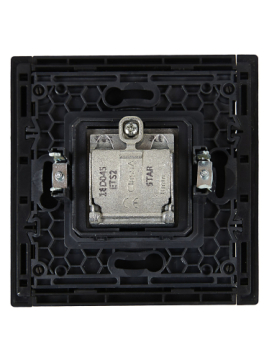 Розетка TV+SAT FORTE&PIANO FP138 (черный) FP-AF20-O-K02