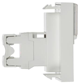 Розетка информационная IEK PRIMER RJ-45 UTP кат 5e 2 модуля РКИ-20-00-П CKK-40D-RI2-K01