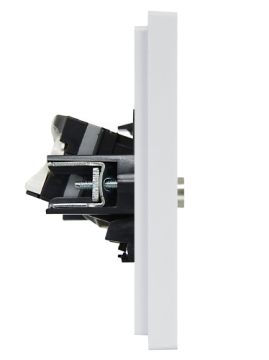 Розетка TV+RJ45 кат.5E FORTE&PIANO FP236 (белый) FP-AK20-1-K01