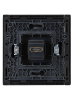 Розетка HDMI IEK FORTE&PIANO FP140 (черный) FP-H10-K02