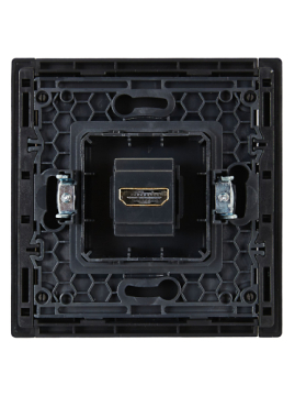 Розетка HDMI IEK FORTE&PIANO FP140 (черный) FP-H10-K02
