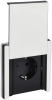 Розетка с крышкой FORTE&PIANO 16А IP44 FP221M (металл белый) FP-R16-16-44-M-K01
