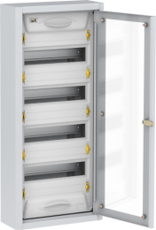 Корпус металлический IEK TITAN 5 ЩРн-48 прозрачная дверь IP31 УХЛ3 MKM16-N-048-31-Z-U