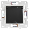 Розетка с крышкой 16А IP44 IEK SKANDY SK-R11Bl (черный) SK-R16-16-44-K02