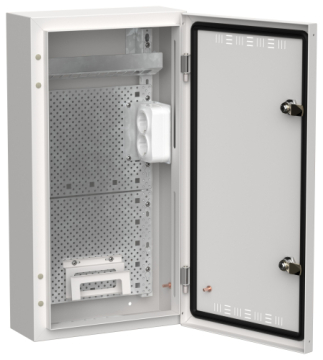 Щит ИЭК TITAN 5 мультимедийный накладной ЩРн-36 (1х36) 585х310х140 мм IP30 (белый) TI5-51-N-036-30
