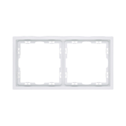 Рамка 2-постовая, белый матовый Kollinger Eclipse EC2WH EC2WH
