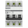 Автоматический выключатель EKF Basic ВА 47-29 3Р 16А 4,5кА (х-ка С) mcb4729-3-16C
