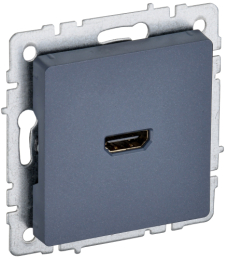 Розетка HDMI IEK BRITE маренго РHDMI-0-БрМ BR-H10-K35