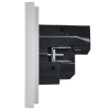 Зарядка USB (А+С) с розеткой IEK FORTE&PIANO 18Вт FP247 (белый) FP-R14-16-U22-018-K01