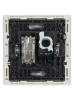 Розетка TV+RJ45 кат.6 FORTE&PIANO FP237 (белый) FP-AK20-2-K01