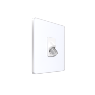 Розетка TV/FM/SAT SE Systeme Infinity 5-2400MГц (арктический лед) FSE000198