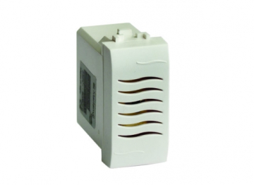 Звонок DKC Brava 220V 1 модуль (белый) 76932B